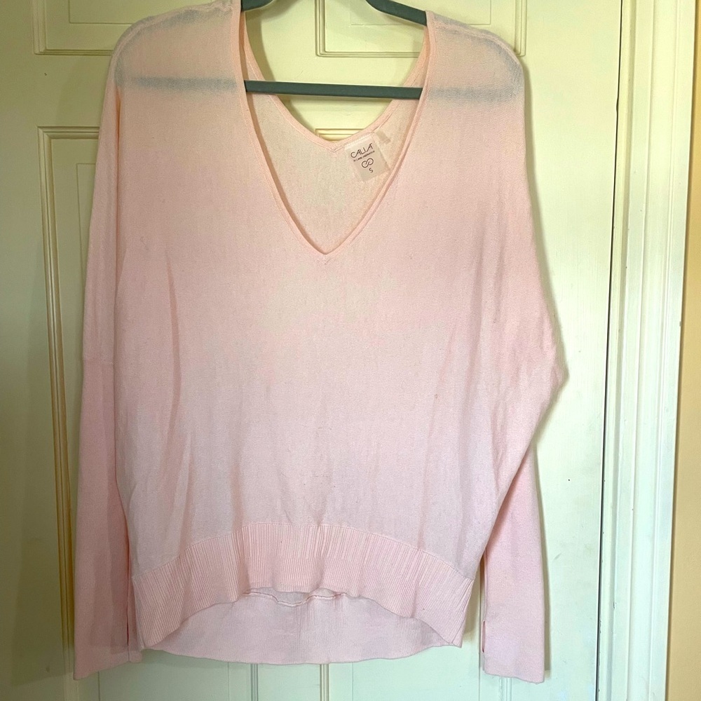 Calia Carrie Underwood Long Sleeve Shirt Women Sz Small  Pink Effortless Stretch